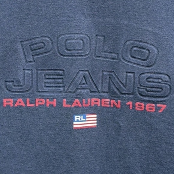 Vintage Polo Jeans Co. Ralph Lauren 1967 Short Sleeve Tee Shirt Size Large - Picture 4 of 5